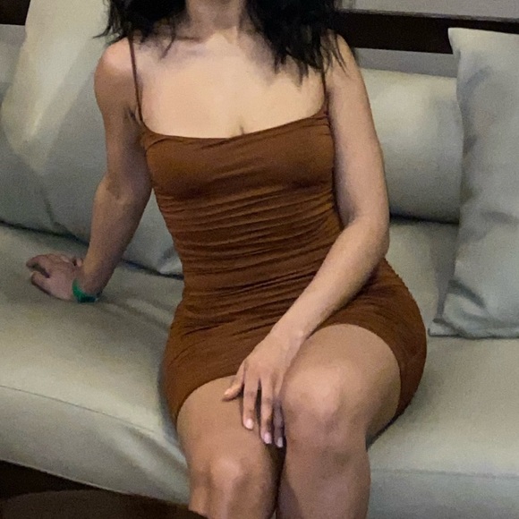 Oh Polly brown dress - Picture 2 of 2